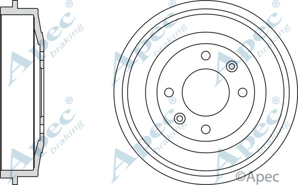 APEC BRAKING Тормозной барабан DRM9504